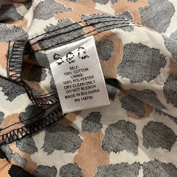 Sea New York | Apollo Giraffe Animal Print Mini Button Front Shirt Dress - Picture 9 of 10
